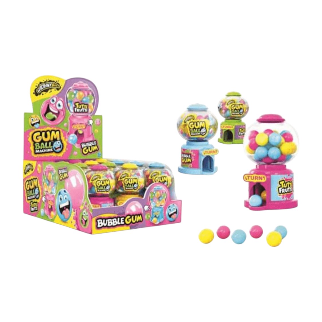 SoSweet - Johny Bee Mini Ball Gum Machine (30g)