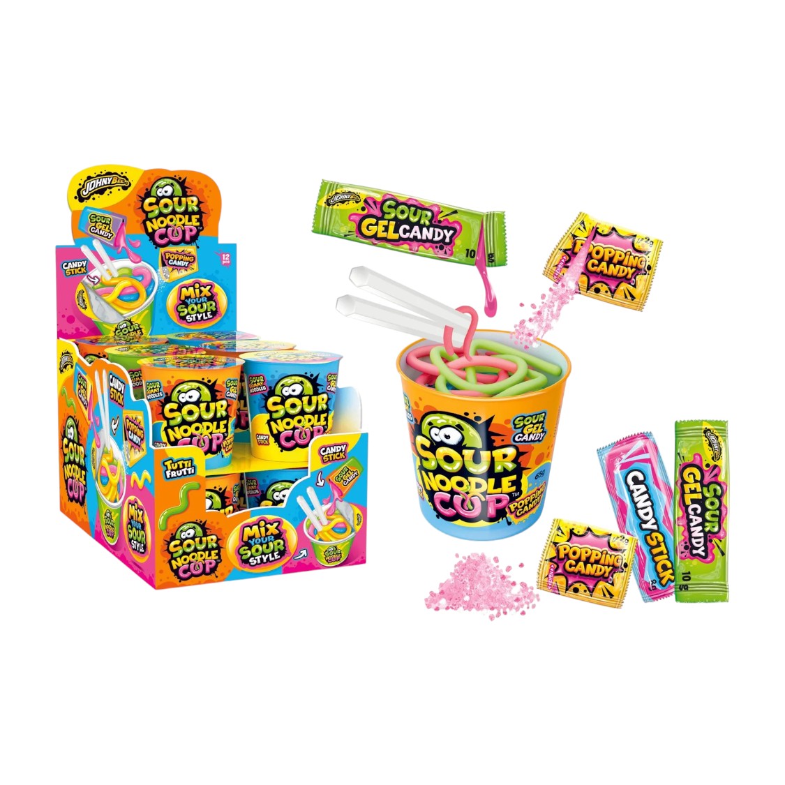 SoSweet - Johny Bee Sour Noodle Cup (65g)