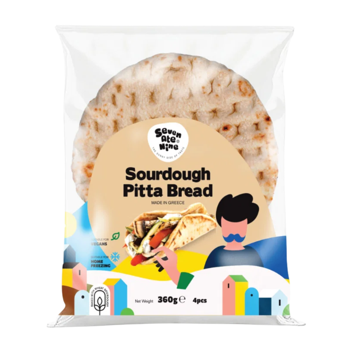 7ATE9 - Sourdough Pitta Bread
