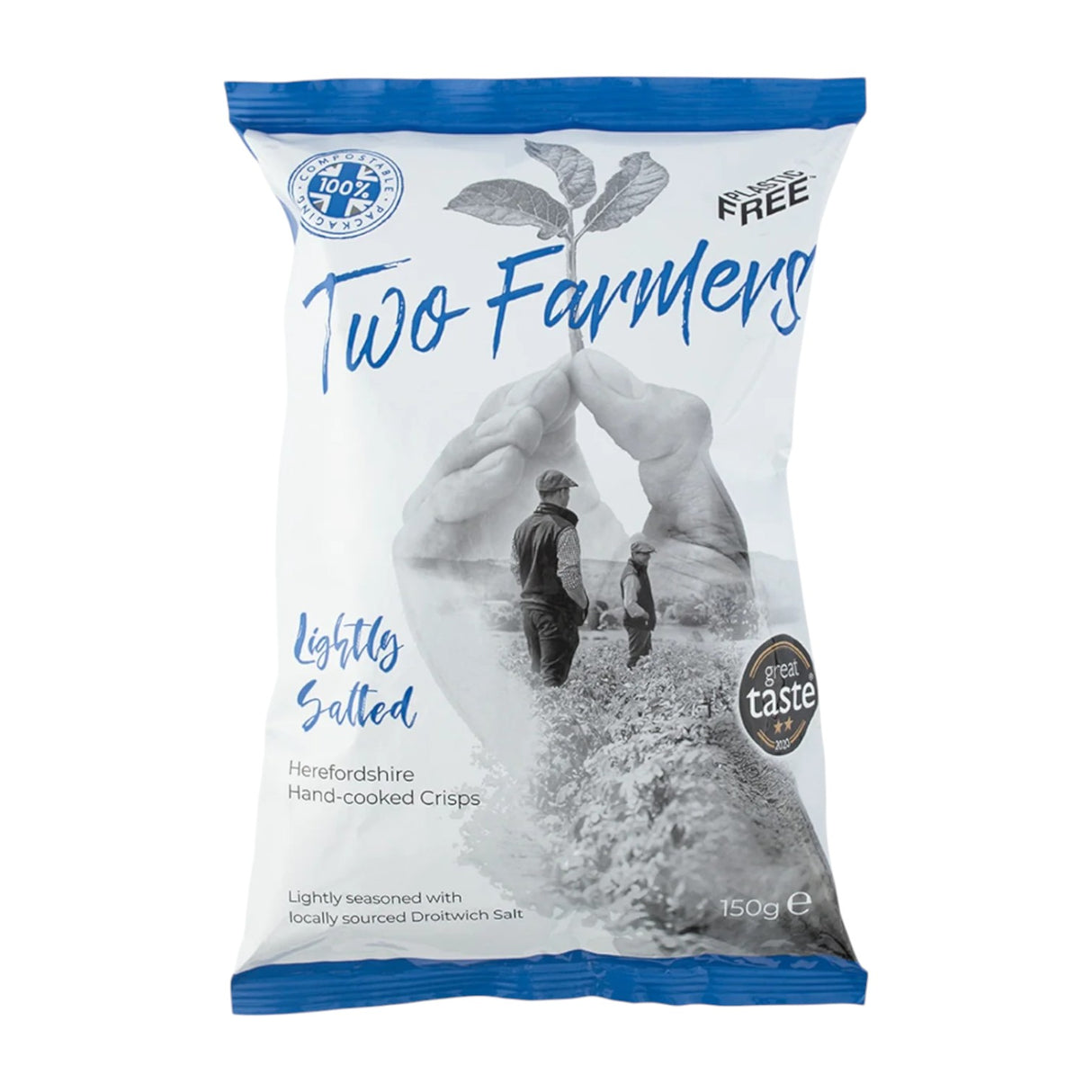 Two Farmers - Hand Cooked Lightly Salted Crisps 150g
