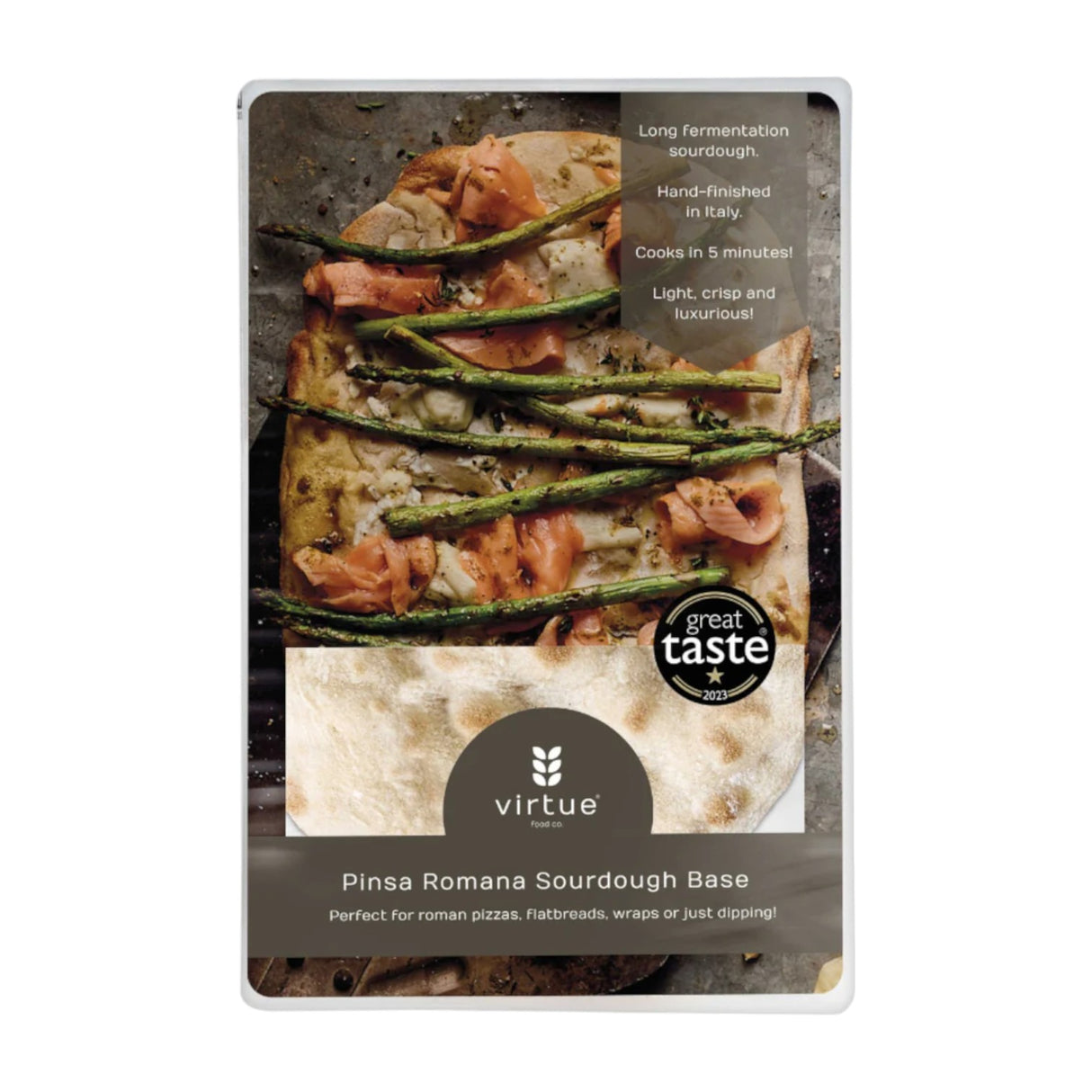 Virtue - Sourdough Oval Pizza Base (2x230g)