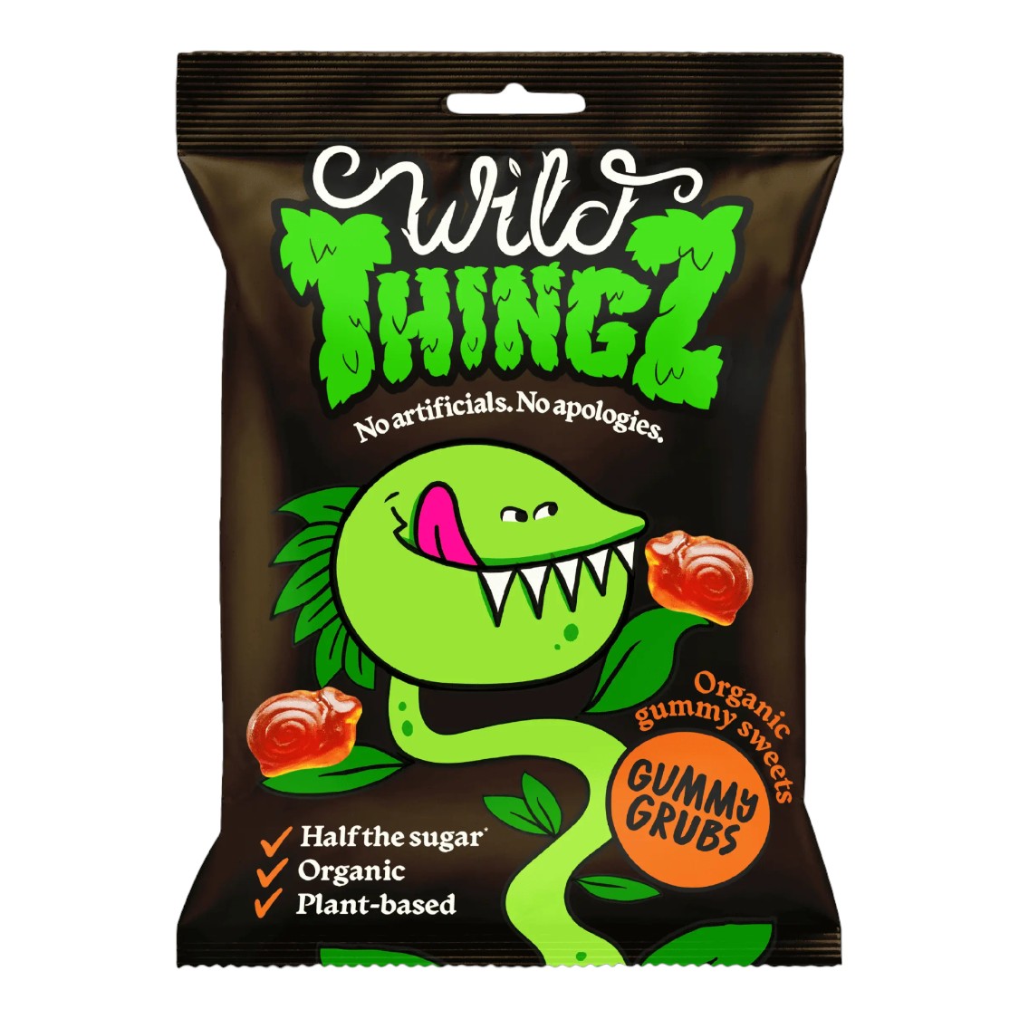 Wild Thingz - Organic Sweets Gummy Grubs (130g)