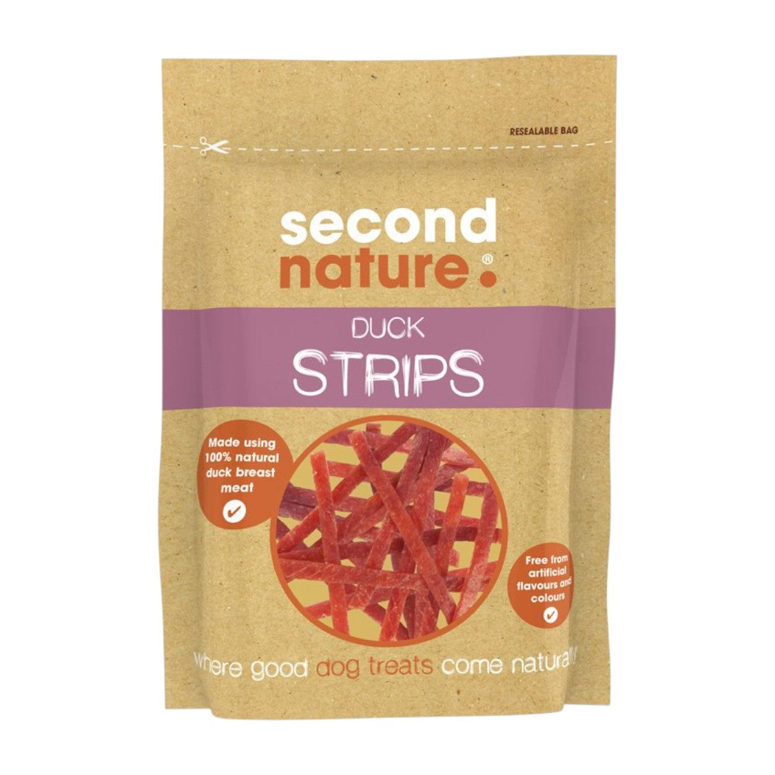 Su Bridge - Second Nature Duck Strips Dog Treats (80g)