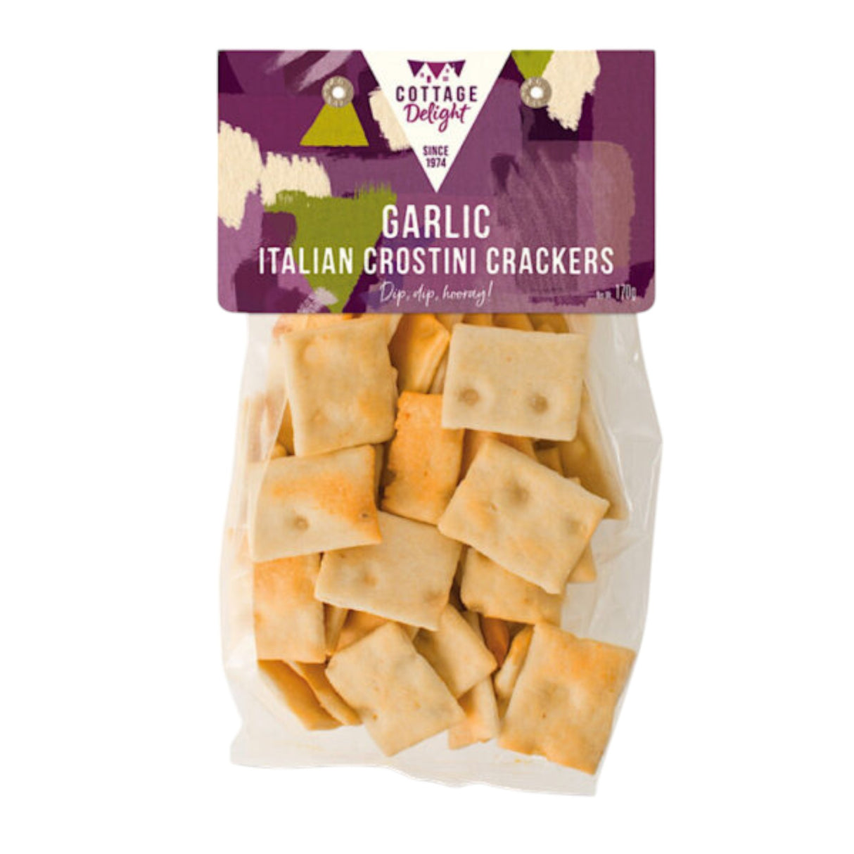 Cottage Delight - Garlic Italian Crostini Crackers (170g)