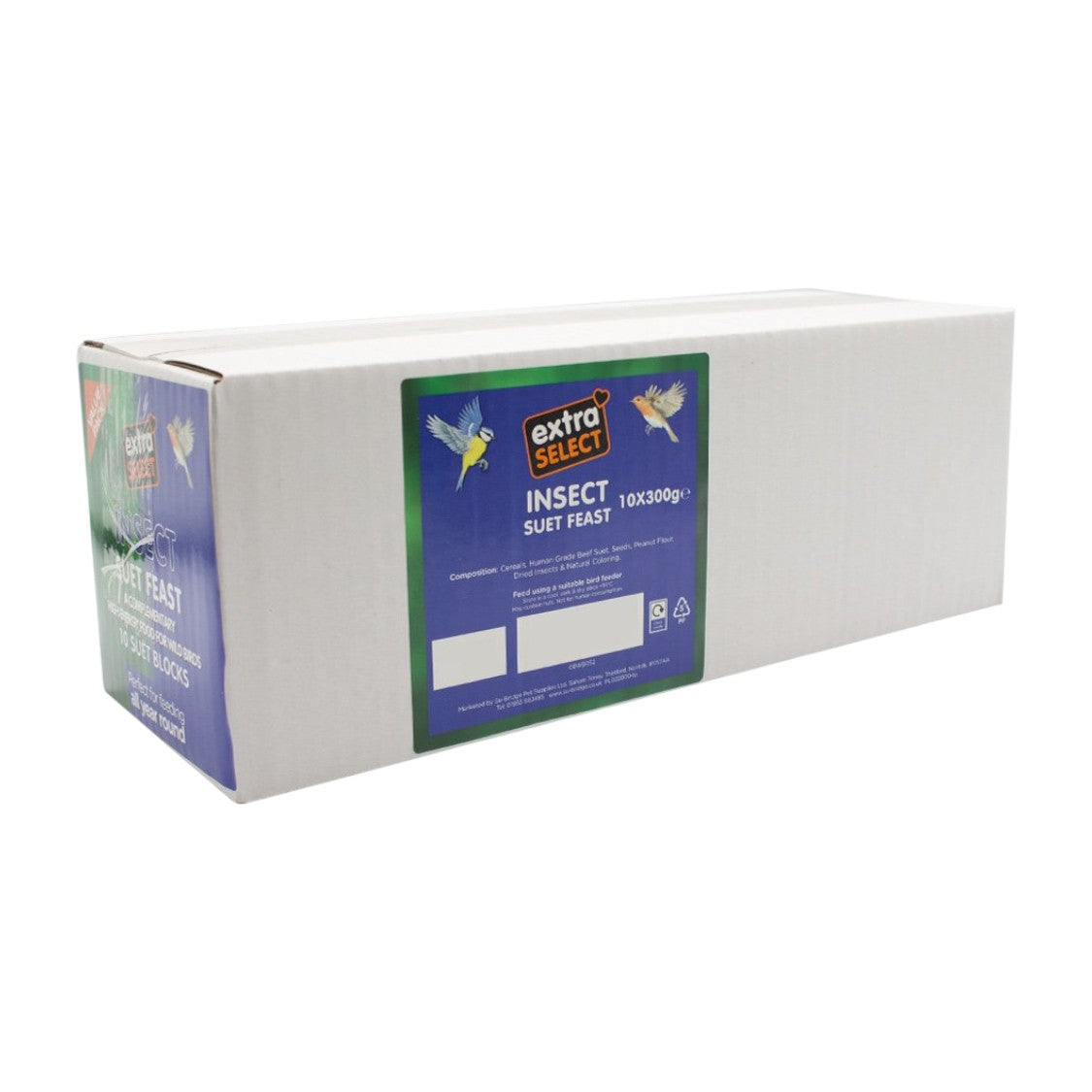 Su Bridge - Extra Select Suet Blocks Seed and Insect (320g)