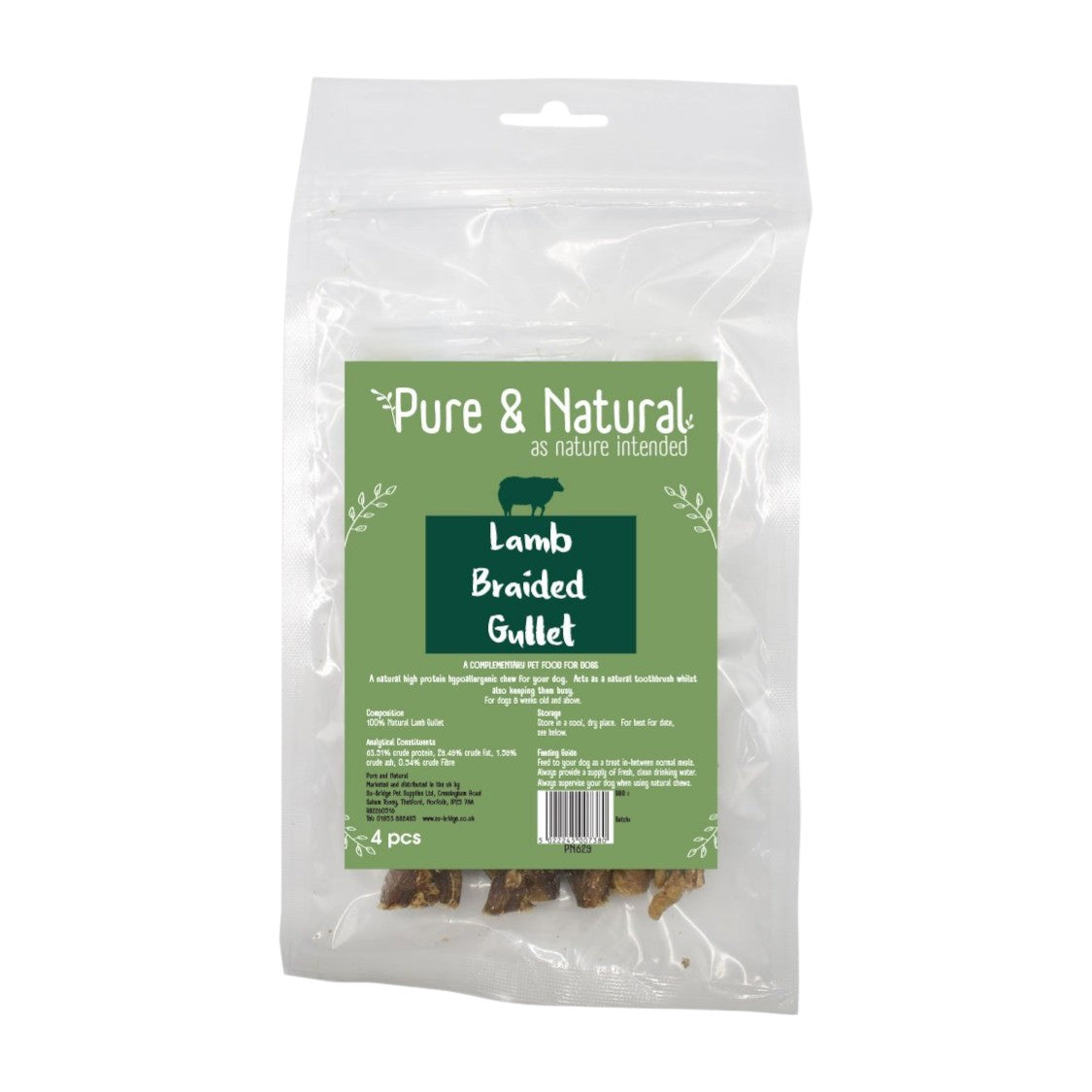 Su Bridge - Pure & Natural Lamb Gullet Braided (4)