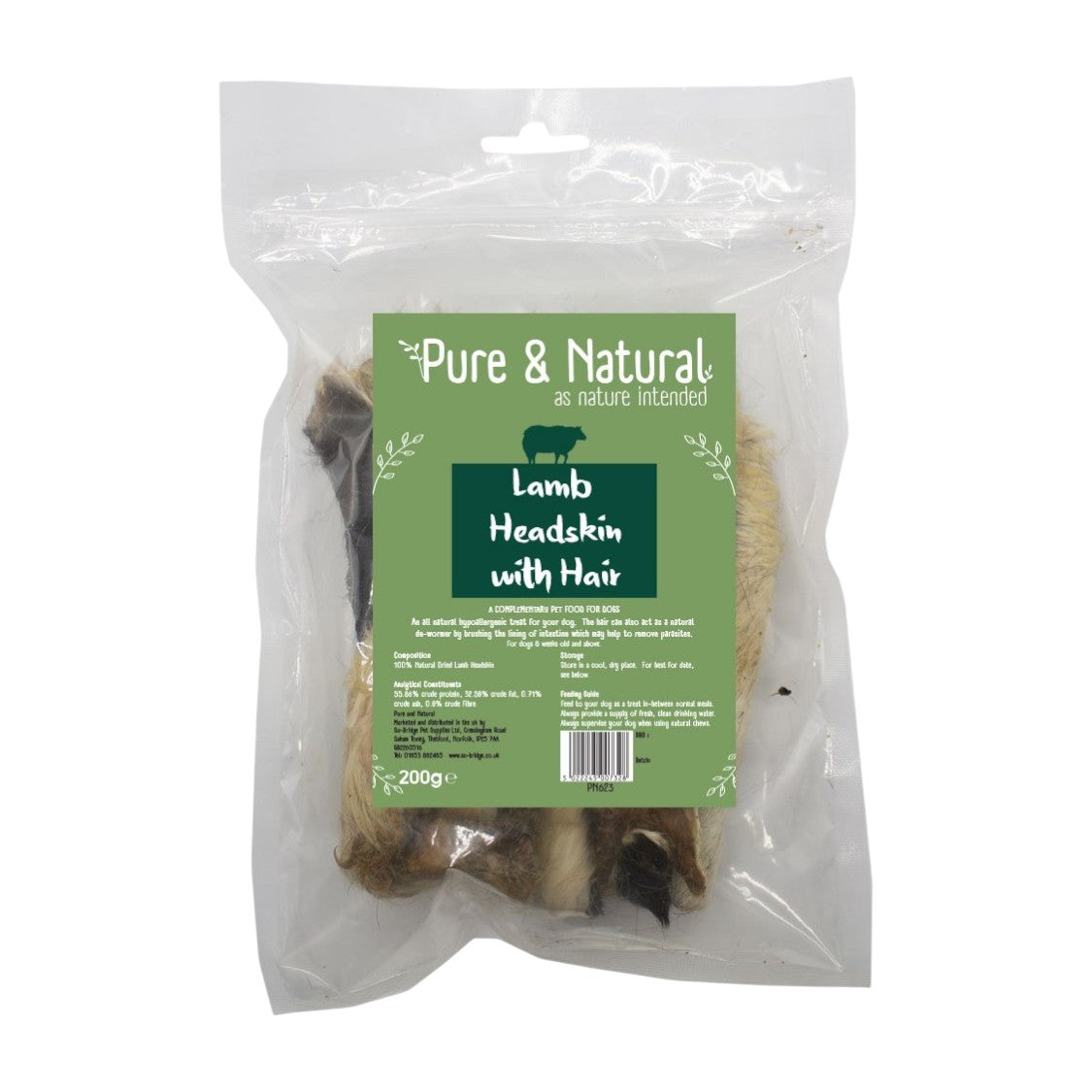 Su Bridge - Pure & Natural Lamb Headskin With Hair (200g)