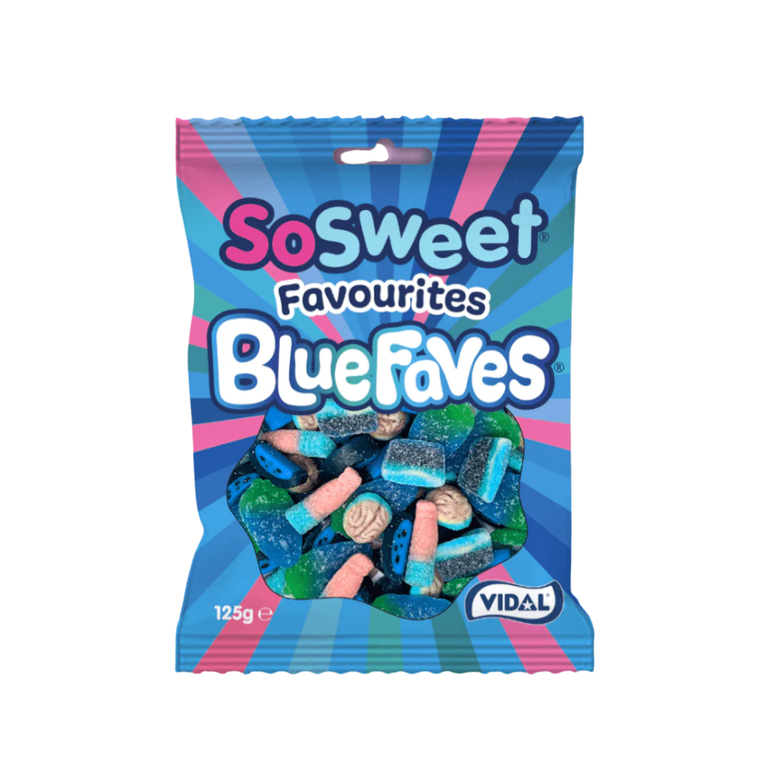 SoSweet - Blue Faves 125g