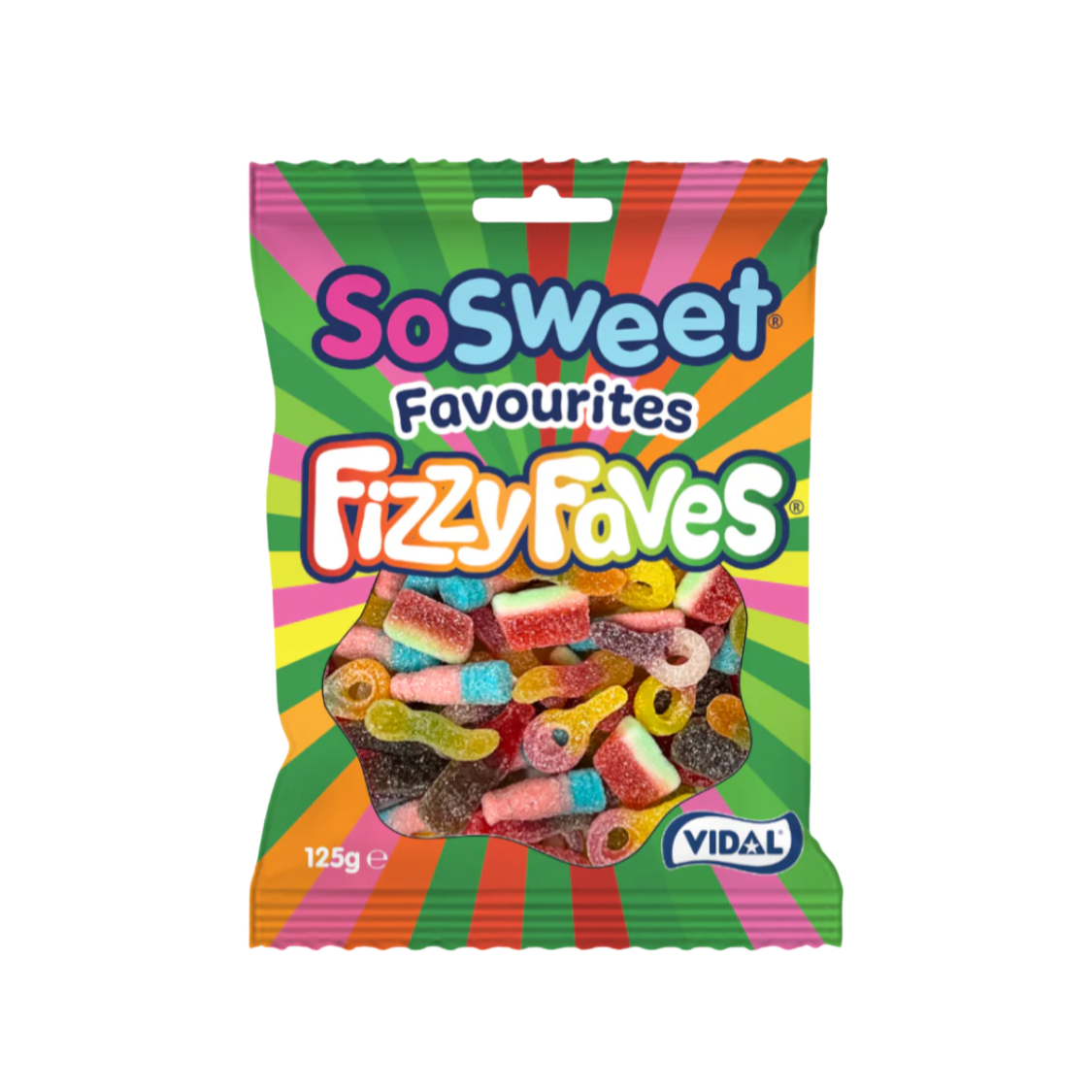 SoSweet - Fizzy Faves 125g