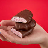 Flower & White - Vegan Chocolate Dipped Strawberry Meringue Bar (20g)