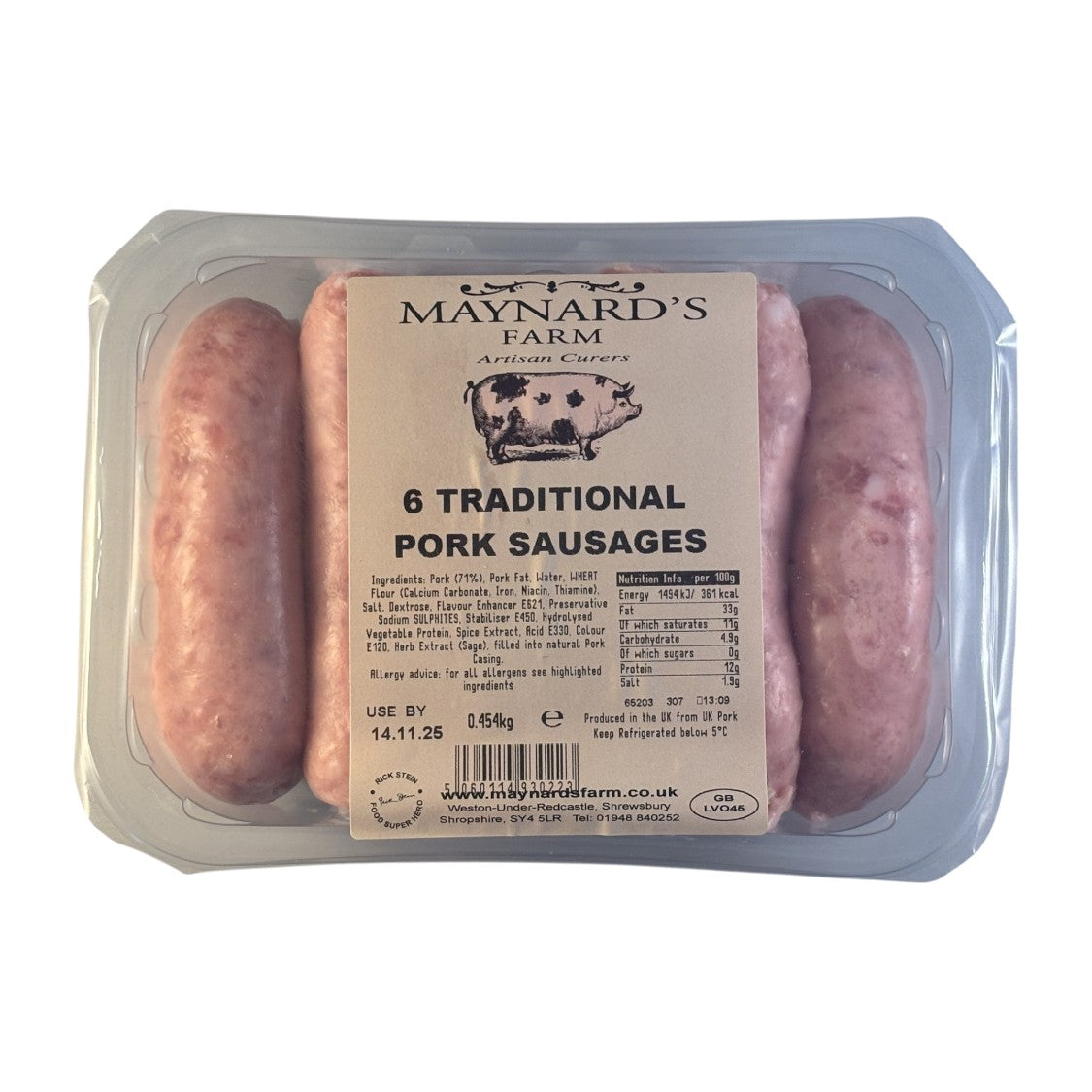 Maynards - Traditional Pork Sausage (365g)