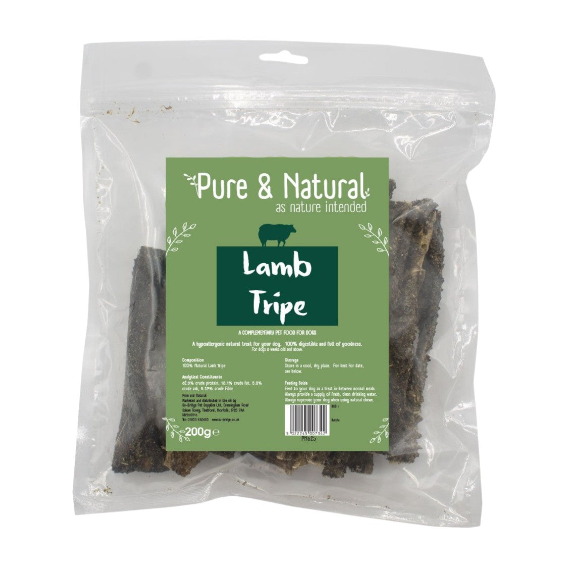 Su Bridge - Pure & Natural Lamb Tripe (200g)